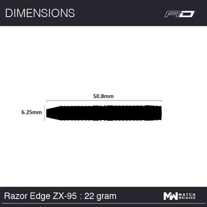 Red Dragon Darts Razor Edge ZX-95 22G