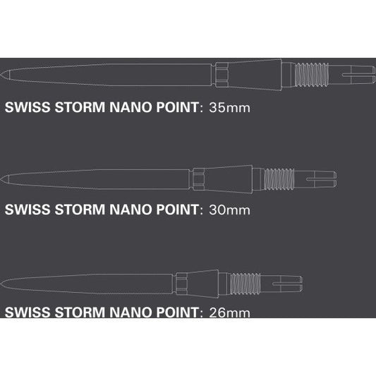 Target Swiss Points Storm Nano SILVER 35MM