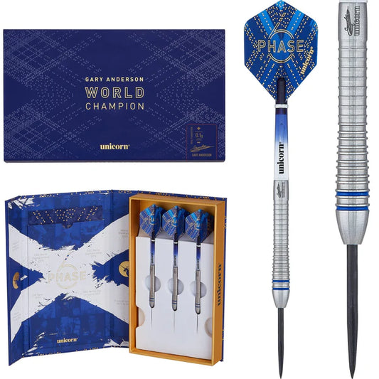 Unicorn Gary Anderson Darts - Steel Tip - World Champion - Phase 6 24G