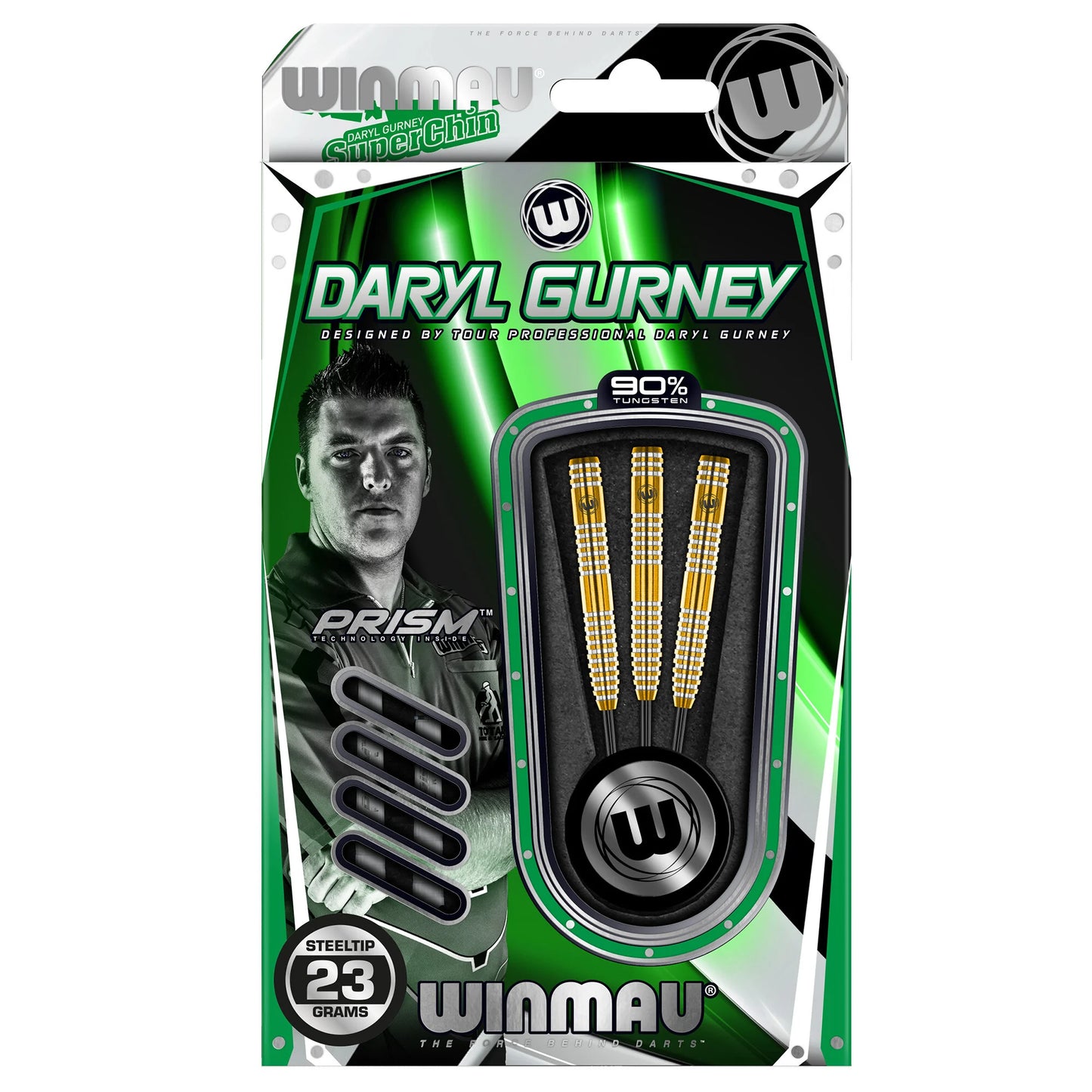 Winmau Daryl Gurney 90% Steel Tip Darts 25G