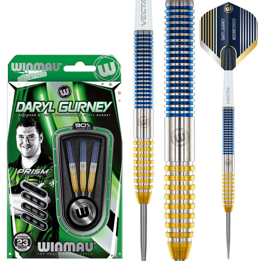 Winmau Daryl Gurney SC 1.0 Series 90% Steel Tip Darts 23G